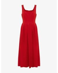 Phase Eight - X Goodwood Racecourse Katie Woven Midi Dress - Lyst