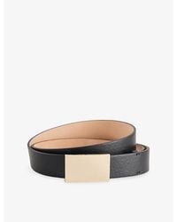 Victoria Beckham - Portofino Mirror Leather Belt - Lyst