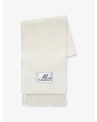Marni - Brand-Patch Alpaca-Blend Scarf - Lyst