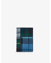 Comme des Garçons - Tartan-print Branded Wool Wallet - Lyst