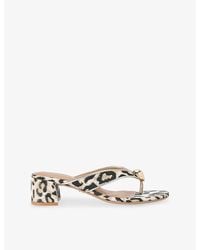 Carvela Kurt Geiger - Sorano Woven Heeled Sandals - Lyst