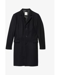 Sandro - Single-breasted Wool-blend Coat - Lyst