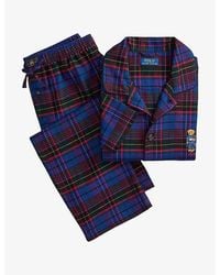 Polo Ralph Lauren - Plaid Relaxed-Fit Flannel Pyjama Set - Lyst