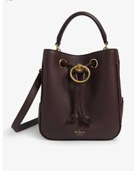 mulberry bucket bag oxblood