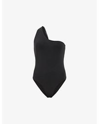 AllSaints - Correl One-shoulder Stretch-woven Swimsuit - Lyst