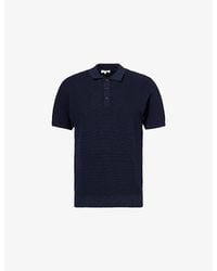 Arne - Rib-Knit Cotton Polo Shirt - Lyst