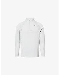 GYMSHARK - Apex Logo-Print Stretch-Woven Jacket - Lyst