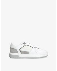 Arne - Basket Leather And Mesh Low-Top Trainers - Lyst