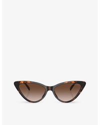Michael Kors - Mk2195u Harbour Island Cat Eye-frame Acetate Sunglasses - Lyst