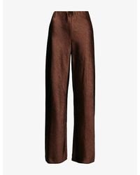 Vince - Colette Wide-Leg Cotton Trousers - Lyst