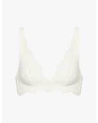 Simone Perele - Karma Triangle-cup Stretch-lace Bralette - Lyst