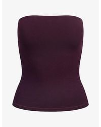 Skims - Strapless Slim-Fit Cotton-Jersey Tube Top - Lyst
