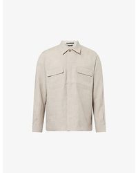Sunspel - Regular-Fit Pointed-Collar Linen Overshirt - Lyst
