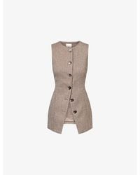 Dissh - Frankie Tweed Stretch-Woven Vest - Lyst