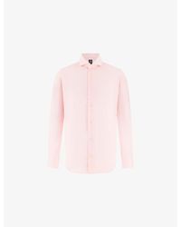 BOGGI - Slim-Fit Cotton-Twill Shirt - Lyst