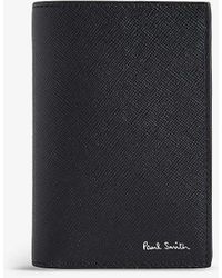 Paul Smith - Graphic-print Leather Card Holder - Lyst