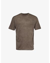 Satisfy - Cloudmerinotm Brand-patch Wool-knit T-shirt - Lyst