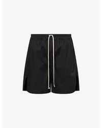 Rick Owens - Drawstring Cotton-Jersey Shorts - Lyst