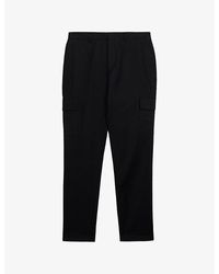 Ted Baker - Hakknee Patch-pocket Slim-fit Stretch-cotton Trousers - Lyst