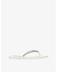 Steve Madden - Kustom 002 Embellished Woven Sandals - Lyst