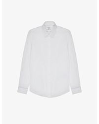 Reiss - Kiana Slim-fit Cotton-stretch Shirt X - Lyst