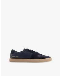 Common Projects - Bball Duo Leather And Suede Trainers - Lyst