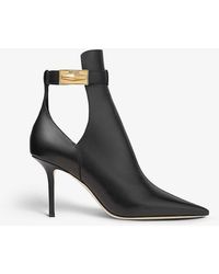 Jimmy Choo - Nell 85 Leather Bootie - Lyst