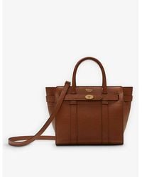 Mulberry - Zipped Bayswater Mini Leather Cross-body Bag - Lyst