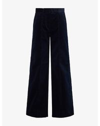 ME+EM - Leg Elongator Cotton Cord Trousers - Lyst