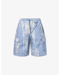Reese Cooper - Sierra Logo-Embroidered Cotton-Ripstop Shorts - Lyst