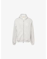 The Couture Club - Monogram Emblem Relaxed-Fit Cotton-Blend Hoodie - Lyst