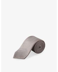 Eton - Grenadine Woven Silk Tie - Lyst