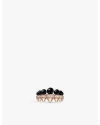 Cartier - Clash De 18Ct Rose- 0.37Ct Brilliant-Cut Diamond And 5.47Ct Onyx Ring - Lyst