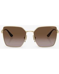 Vogue - Vo4284s Square-frame Metal Sunglasses - Lyst