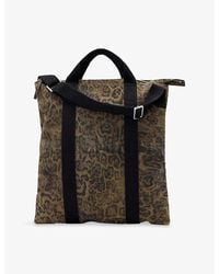 AllSaints - Kei Leopard-Print Leather Backpack - Lyst