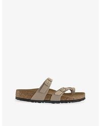 Birkenstock - Mayari Faux-Leather Sandals - Lyst