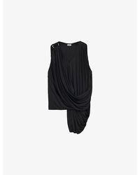 Loewe - Draped Sleeveless Top - Lyst