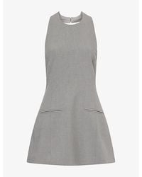 Dissh - Kendall Halter-Neck Tailored Woven Top - Lyst