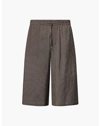 Loewe - X Paula's Ibiza Drawstring Woven Shorts - Lyst