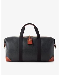 Mulberry - Black-cogc Heritage Clipper Medium Faux-leather Holdall Bag - Lyst