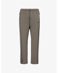 BOSS - Athleisure Straight-Leg Cotton-Blend Stretch-Jersey Jogging Bottoms - Lyst