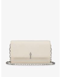 Christian Louboutin - Bettina Metallic Leather Wallet-On-Chain - Lyst