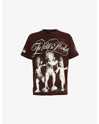 HELLSTAR - Graphic-Print Crewneck Cotton-Jersey T-Shirt - Lyst