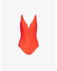 Heidi Klein - Vicenza V-bar Recycled Polyamide-blend Swimsuit - Lyst