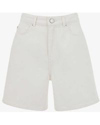 Whistles - Patch-pocket Regular-fit Denim Shorts - Lyst