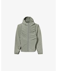 Seventh - Ofunato Hooded Nylon Windbreaker Jacket - Lyst