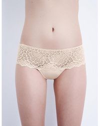 Simone Perele - Caresse Jersey And Stretch-Lace Shorty Briefs - Lyst