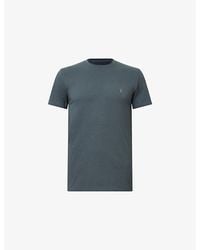 AllSaints - Tonic Logo-Embroidered Slim-Fit Cotton T-Shirt - Lyst