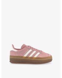 adidas - Gazelle Bold Suede Low-Top Trainers - Lyst