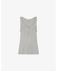 Eberjey - Dream V-Neck Jersey-Rib Tank Top - Lyst
